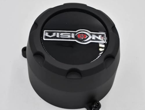 Wheel Center Hub Cap Vision 398 Manx C398MB-8V Matte Black 1pc