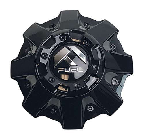 Fuel Offroad Wheels 1001-63GBR Gloss Black Center Cap with Black Rivets