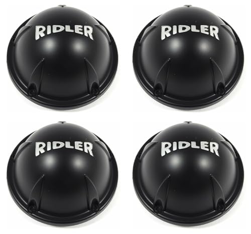 4Pcs Wheel Center Hub Cap Center Cap 57492085F-1 LG1011-16 C10695C for Deal Ridler C524101CAP C10650 Black