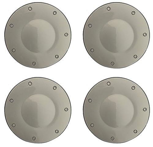 4PC Wheel Cap Hub Cap Center Cap 9593653, 9594999 Silver for Cadillac CTS 2003-2004
