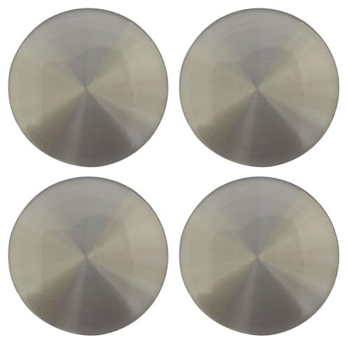 4X Wheel Center Hub Cap Stickers Emblem Decal (Not Vinyl) Silver for GMC Chevy 88mm/3.5'' O88-S