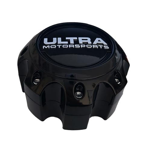 Wheel Center Hub Cap 89-9780 Ultra Motorsports 2" Spacer Gloss Black 1pc