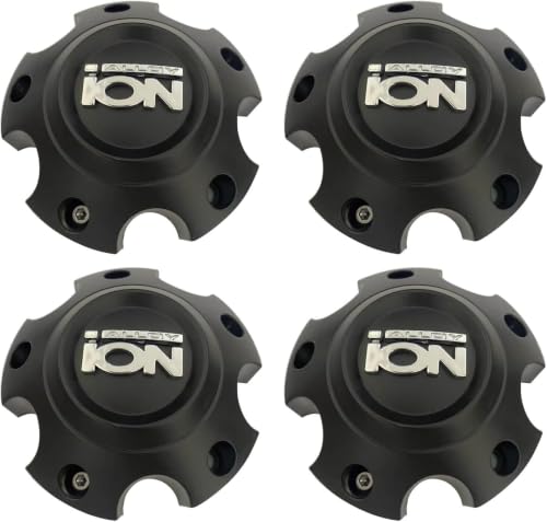 Wheel Center Cap for Ion Alloy Wheels C10134MB04 C-565-8 C-348-8 Matte Black 4PC