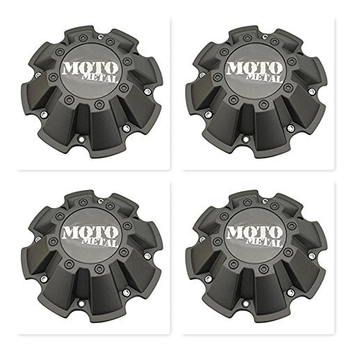 Moto Metal 4 Pack Wheels 793 Cap M-967 Grey Finish Center Cap