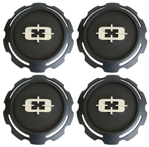 Matte Black C391SB-8V Wheel Center Cap Vision 391 Rebel Hub Cap Fits 8x6.5 8x180 8x170,4Pcs