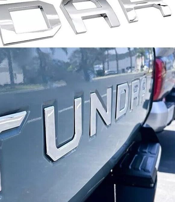 3D Thick Tailgate Insert Letters Emblem Badge Nameplate ForTundra 2022-2025