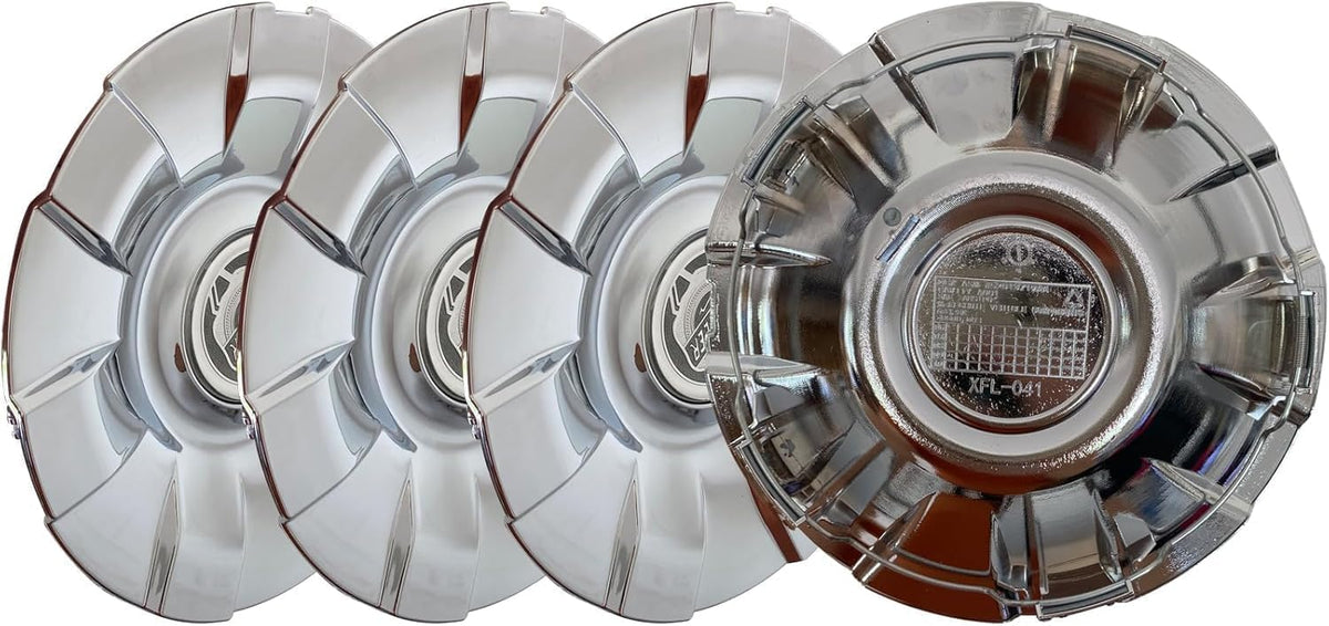 Chrome Wheel Center Hub Caps, Set of 4, XFL-041
