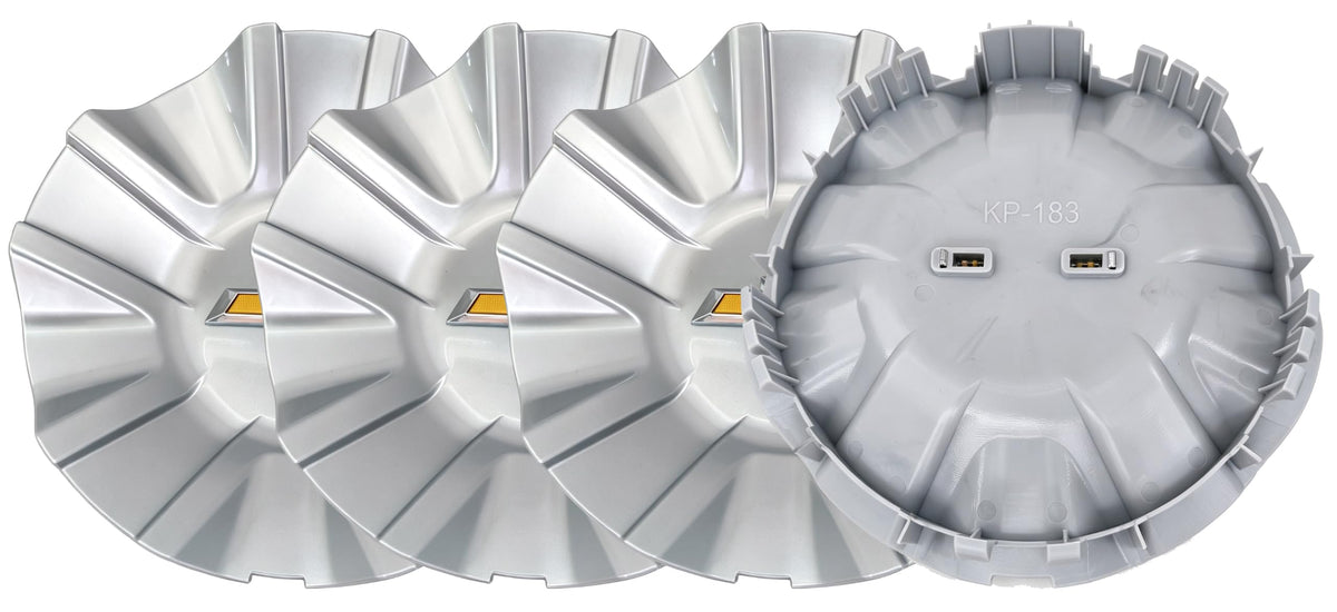 4PCS Silver Wheel Center Caps for Silverado, Suburban, Tahoe Hub Cap #23378303