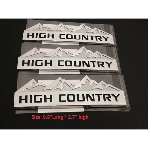 Set of 3 Texas Edition Side Tailgate Badge Emblem NamePlate for GMC Sierra Chevy