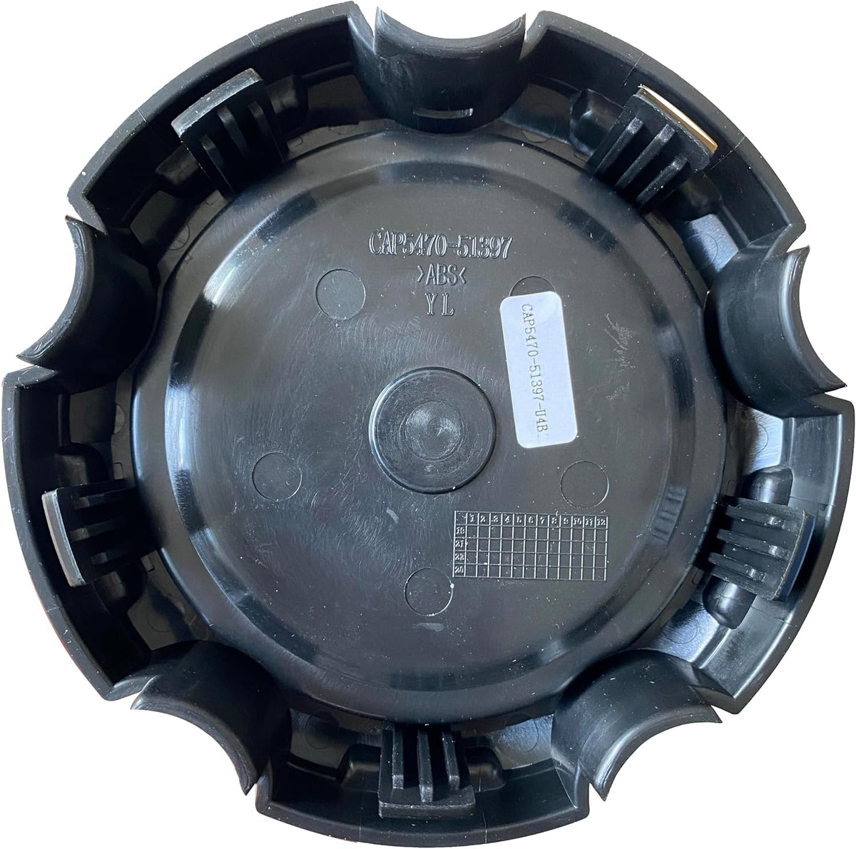 Matte Black Wheel Center Cap Hub Cap 5470-51397-U4B for American Outlaw 1PC