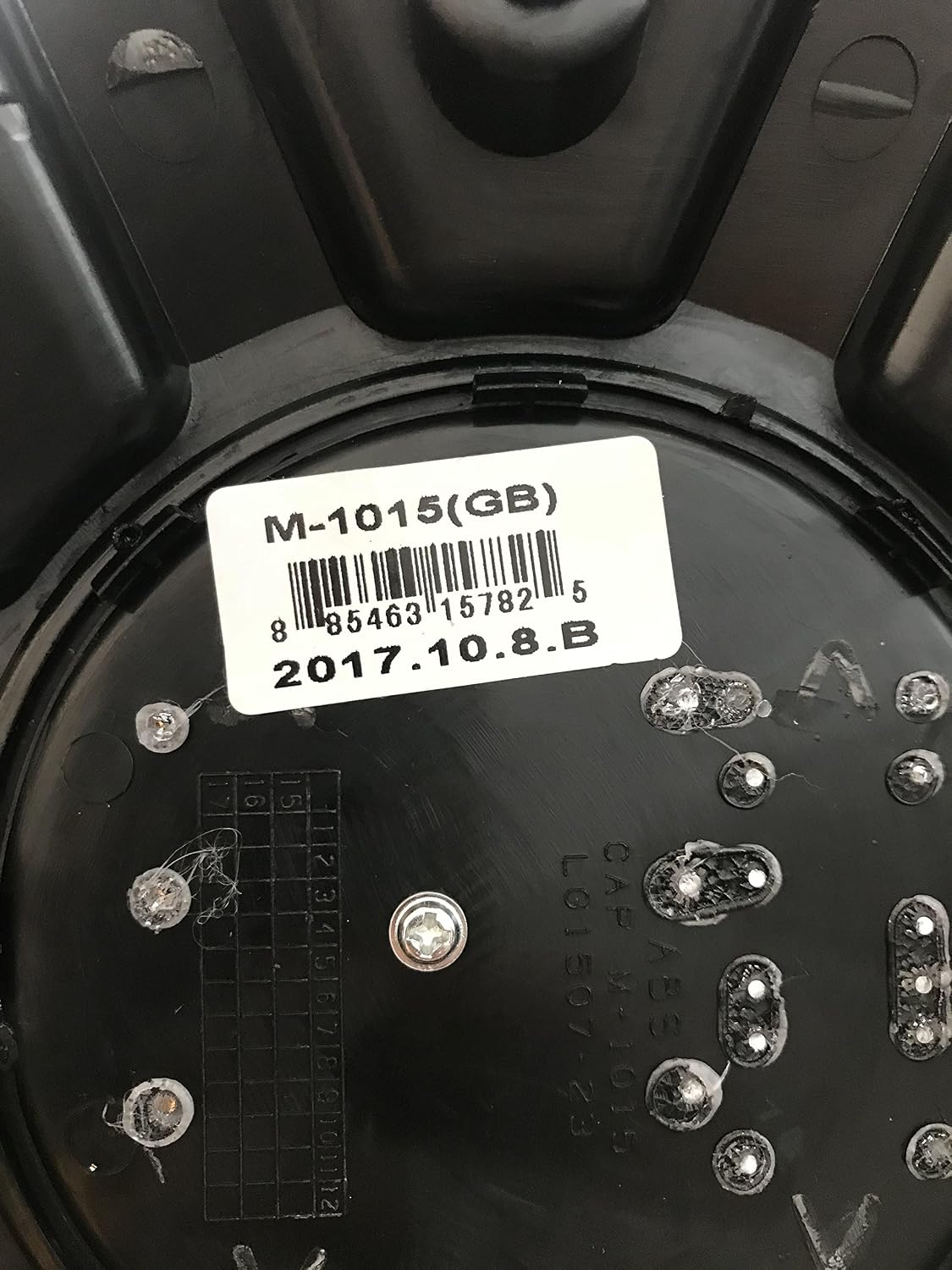 KMC XD Series Cap M-1015 M-1015 (GB) Gloss Black Center Cap