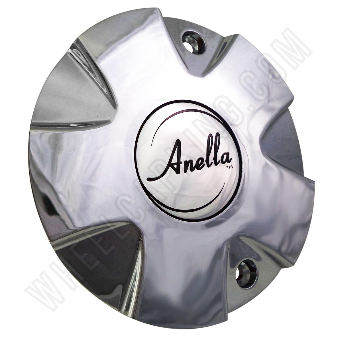Anella Wheels Fighting Star Chrome Custom Wheel Center Cap # C159 (1 CAP)