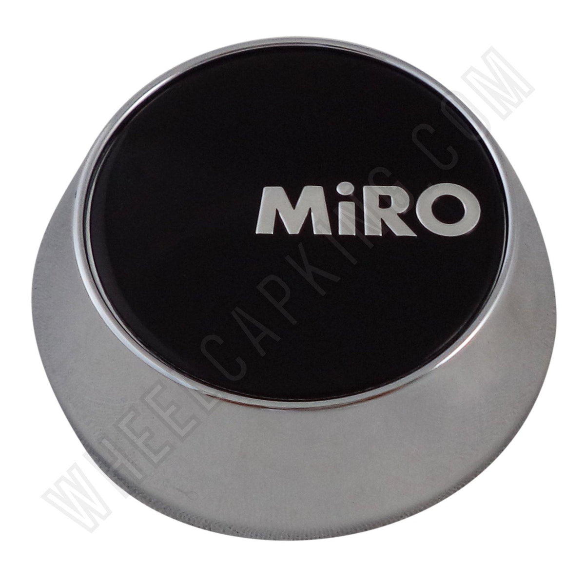 Miro Wheels Chrome / Black Custom Wheel Center Cap # MG-P1122 (1 CAP)