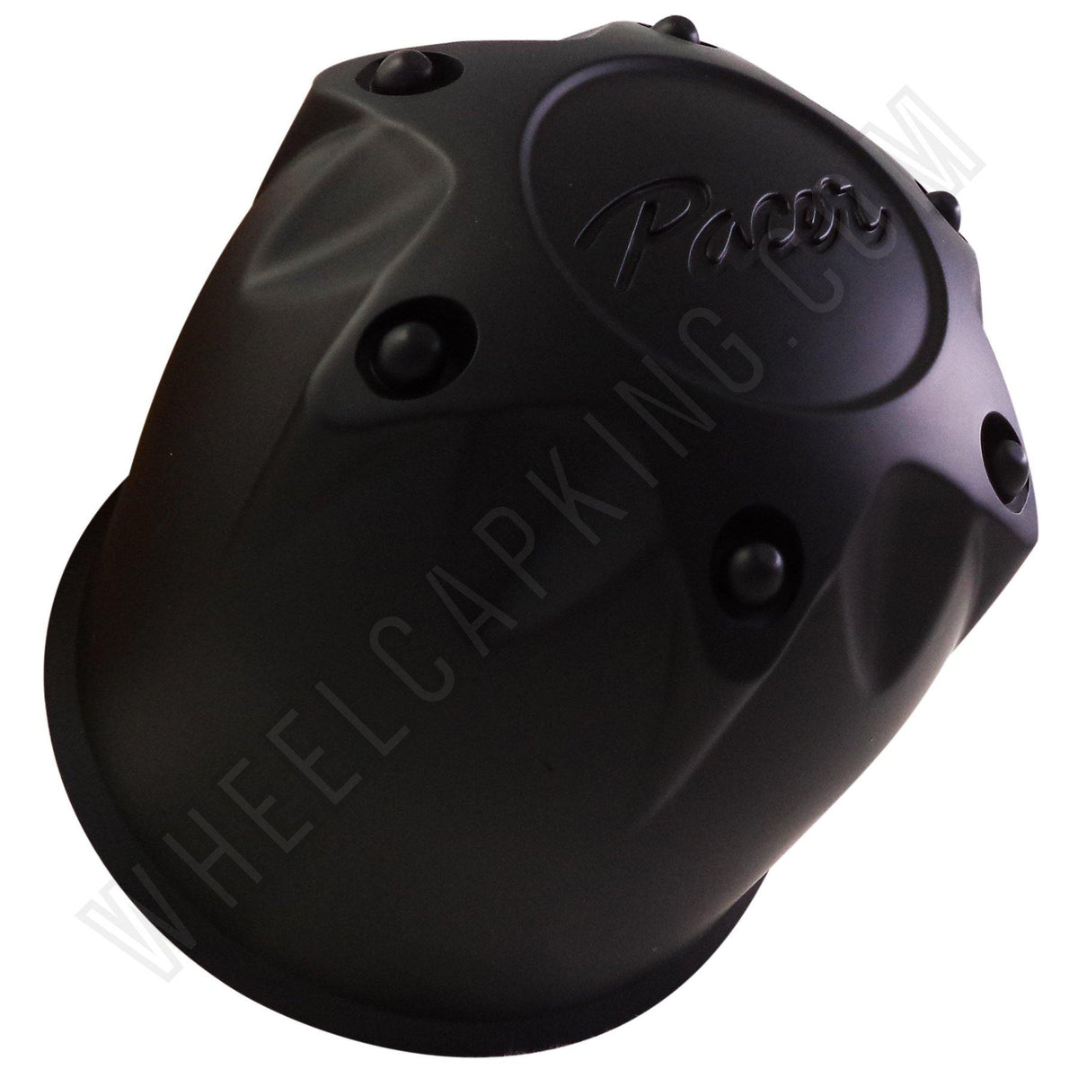Pacer Wheels Flat Black Custom Wheel Center Caps # 89-8125 (4 CAPS)