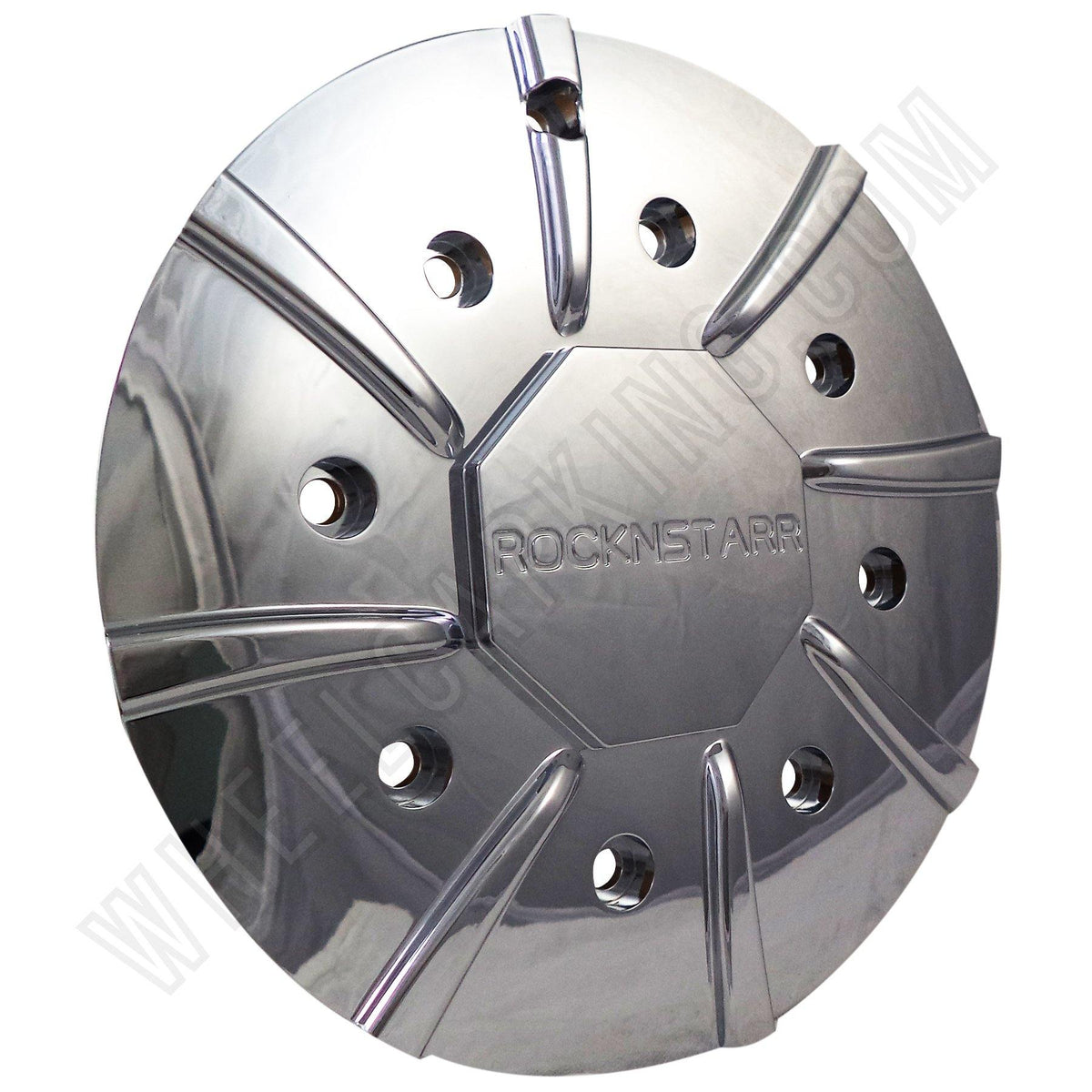 Rocknstarr Wheels Chrome Custom Wheel Center Cap # C983-1A (4 CAPS)