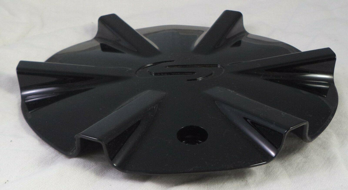 Strada Wheels Gloss Black Custom Wheel Center Cap Caps # S07 / 6462295F-2 (1 CAP)