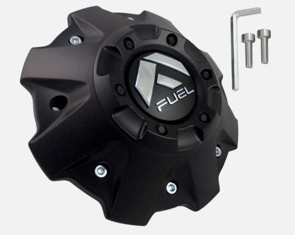 Fuel 1001-63-B M-542 matte black wheel center cap with screws