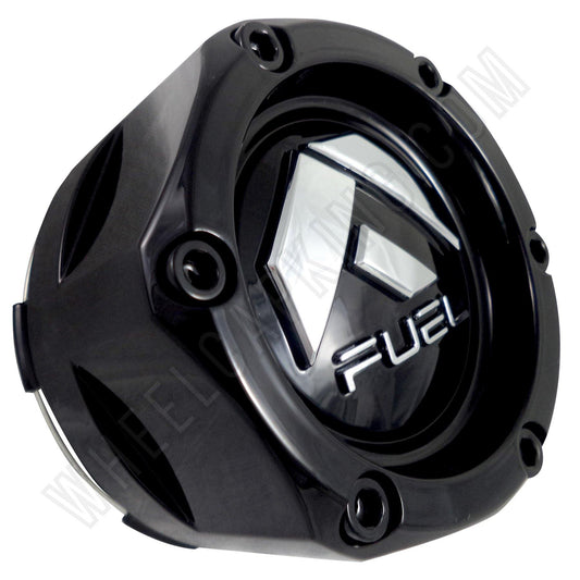 Fuel Offroad Wheels Gloss Black Custom Wheel Center Caps # 1003-48GB (4 CAPS)