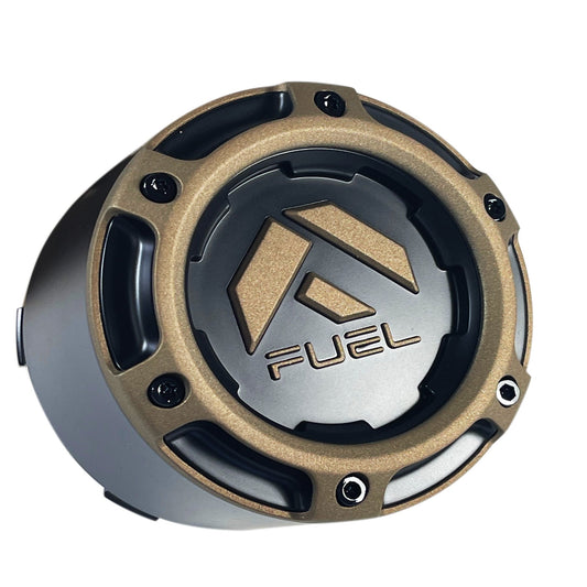 Fuel Offroad Wheel Matte Black and Bronze Center Cap # 1005-49SZD (4 CAPS)  D681 Rebel 8x170 8x180
