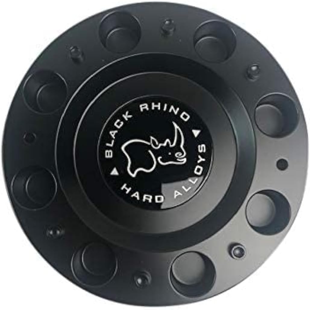 Black Rhino Armory Wheels 8 Lug 1244S02+MB-429 1244C02 Matte Black Center Cap (1Pc)