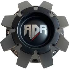 Matte Black RDR Wheels Flat Custom Wheel Center Cap Hub Cap # CBRD1-1P C739-MB