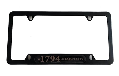 Black 1794 Edition License Plate Frame Cover Holder ForToyota Tundra Truck Car Accessories,1PC