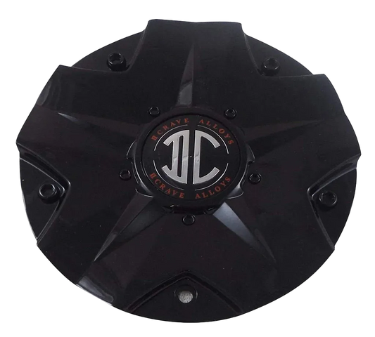 2Crave C518702 gloss black wheel center cap