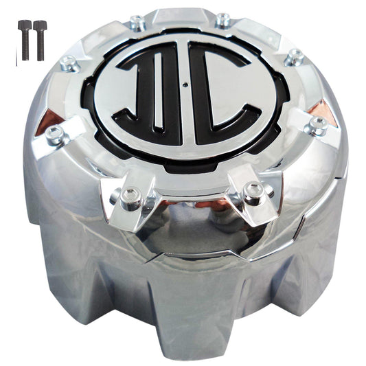 2 Crave Wheels Chrome Custom Wheel Center Cap 8-LUG (4 CAPS) W/Screws
