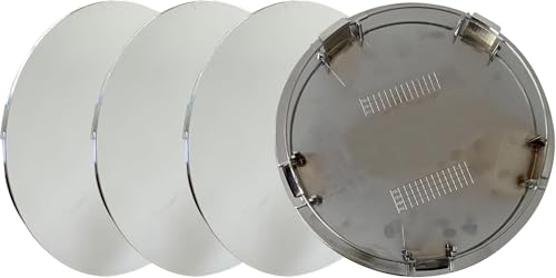 Chrome Hub Cap Wheel Center Cap F50C-1A096-BA for Continental Town Car1998-2002 4PCS