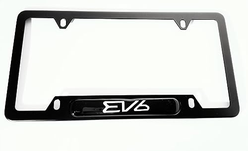 Stainless Steel License Plate Frame Carbon Fiber