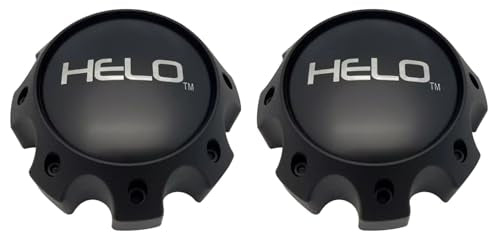 2Pcs Wheel Center Cap for Helo S057L170 Matte Black