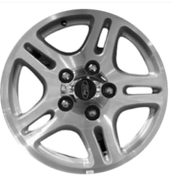 Chrome Wheel Center Cap Hub Cover 1L3Z1130CA for 2000-2004 F-150/2000-2002 Expedition YL3V-1A096-AA 4PCS