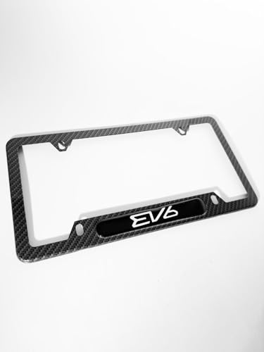 Stainless Steel License Plate Frame Carbon Fiber (2)