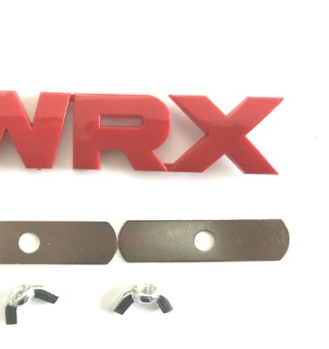 Red W-R-X Grille Emblem Badge Kit SB-XGR
