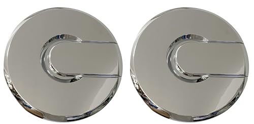 Chrome Wheel Center Cap Silver for Hummer H2 2003-2008 Hub Cap 9595931 9594462 2Pcs