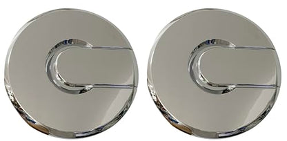 Chrome Wheel Center Cap Silver for Hummer H2 2003-2008 Hub Cap 9595931 9594462 2Pcs