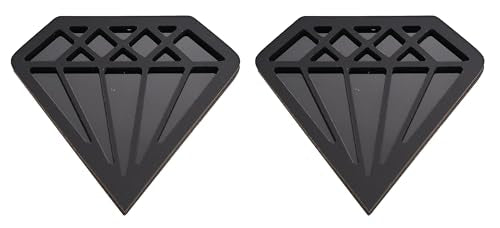 Diamond Emblem Badge, Custom 3D Exterior Automotive Accessories, Universal Fit for Car, Truck, SUV 3x2.8 inch