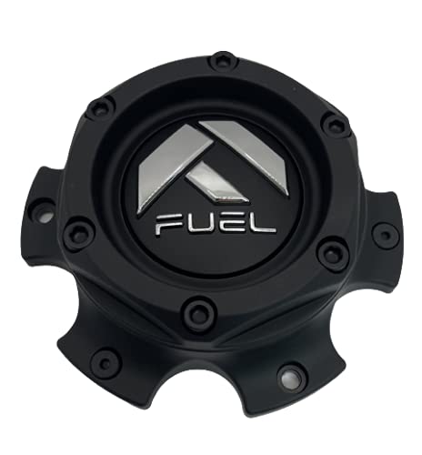 Fuel Offroad 1004-37MB Fuel Black Wheel Center Cap, Chrome