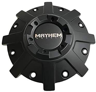 Mayhem Wheels Rim Matt Black Wheel Center Hub Cap C108107MB 8310 83112090F-1B (1)