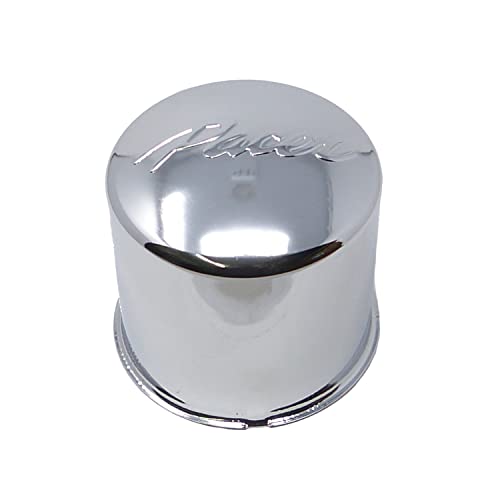 111HM / Pacer Chrome Push-Thru Center Cap / 5.11" Diameter/4.95" Tall