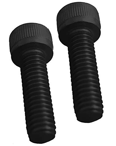 Black Pair of Replacement Screws for Fuel Wheels Black Center Cap Cap 1001-63B