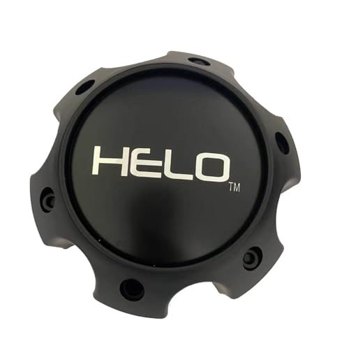 1Pc Wheel Center Cap S057L140 Helo 1079L140HE1SB Hub Cap 6 Lug Hub Cap Matte Black