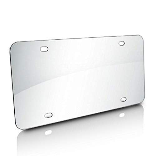 Stainless Steel License Plate Tag for Car (Chrome for MercedesBenz)