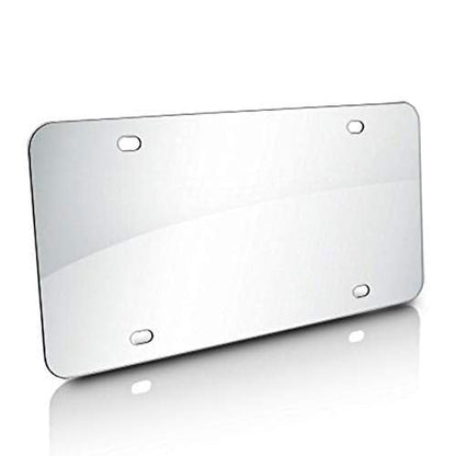 Stainless Steel License Plate Tag for Car (Chrome for MercedesBenz)