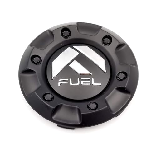 QAMNVCRTY 1PC Wheel Cap Hub Cap Center Cap for Fuel Top M-447, 1001-58-CEN Matte Black