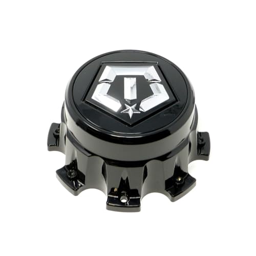 1PC Black/Chrome Wheel Center Cap Hub Cover for TIS 544BMR-8 TDR1-B19 702-1