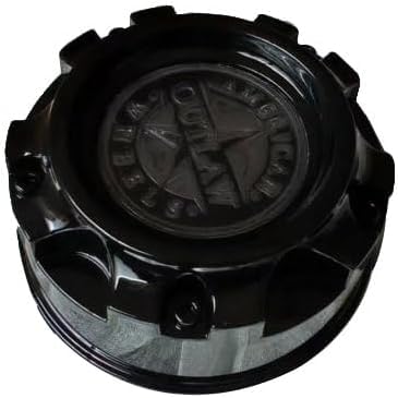 1Pc Gloss Black Wheel Rim Hub Cover Center Cap for American Outlaw 893 CAP1016 80846