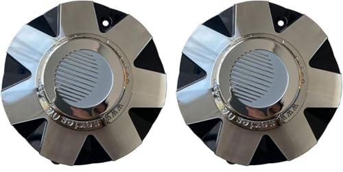 2PCS 7-5/6" Wheel Center Cap Hub Cap Series 06 Cover 16"" 7 Spoke Trailer Rim Tire Hi-Spec Wheel 90092B