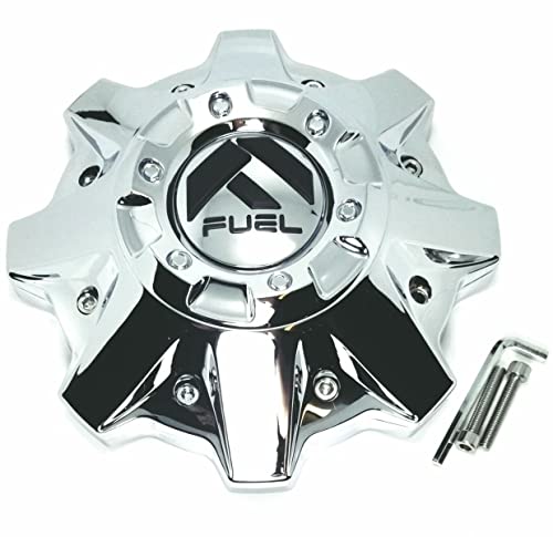 FUEL OFF-ROAD Center Cap, 8 Lug, Chrome