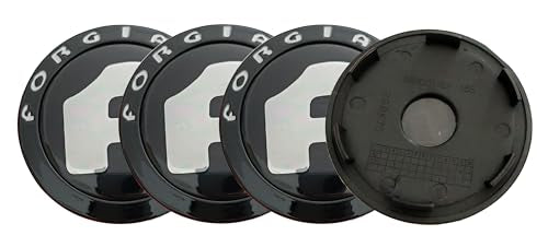 Wheel Center Cap 238K70 LG1001-52 FORGIATO Hub Cap Black 4PCS